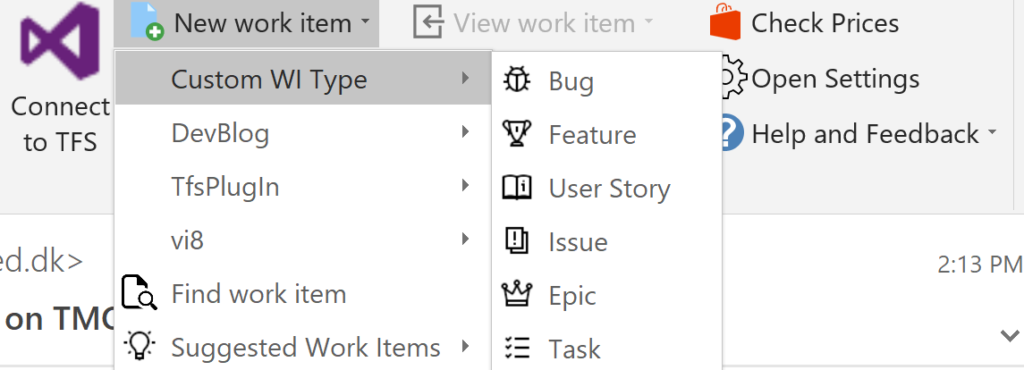all work item types are enabled