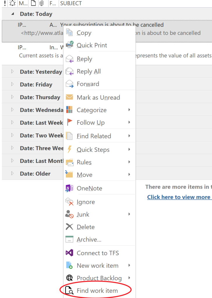 FInd WI Context Menu TMO Tech Blog