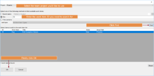 You can use the workitem id to find an existing workitem.